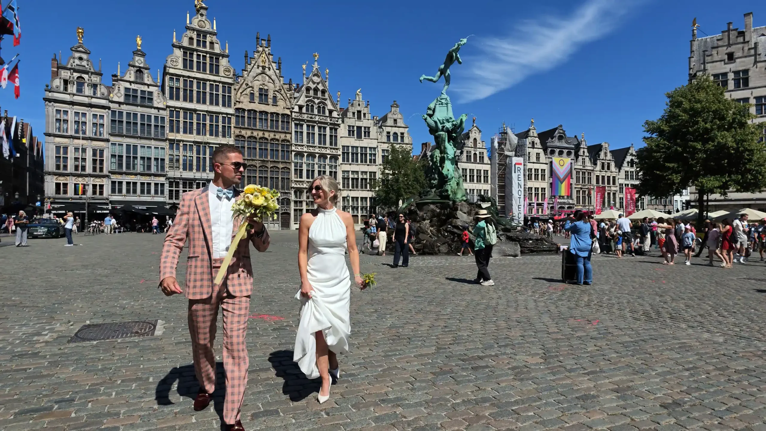 Trouwvideo van Indra & Dave in Antwerpen en Boechout